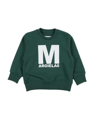 Mm6 Maison Margiela Babies'  Toddler Sweatshirt Dark Green Size 4 Cotton