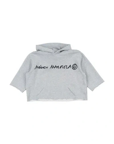 Mm6 Maison Margiela Babies'  Toddler Sweatshirt Grey Size 6 Cotton, Elastane