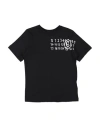 Mm6 Maison Margiela Babies'  Toddler T-shirt Black Size 6 Cotton