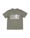Mm6 Maison Margiela Toddler T-shirt Military Green Size 4 Cotton
