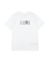 Mm6 Maison Margiela T-shirt Cotone Bianco In White