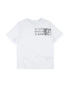 Mm6 Maison Margiela Toddler T-shirt White Size 6 Cotton In White
