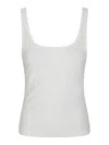 Mm6 Maison Margiela Tank Top In Ribbed Cotton