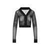 Mm6 Maison Margiela Mm6 By Maison Margiela Black Long Sleeves Top In Black