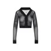 Mm6 Maison Margiela Mm6 By Maison Margiela Black Long Sleeves Top In Black