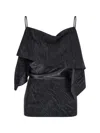 Mm6 Maison Margiela Top In Black