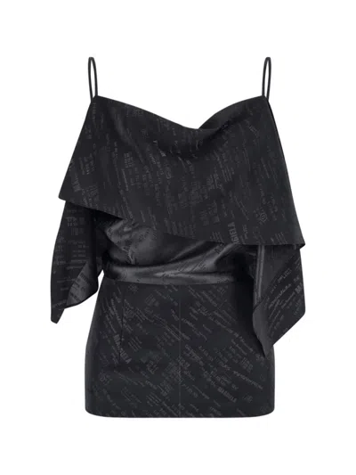 Mm6 Maison Margiela Top In Black