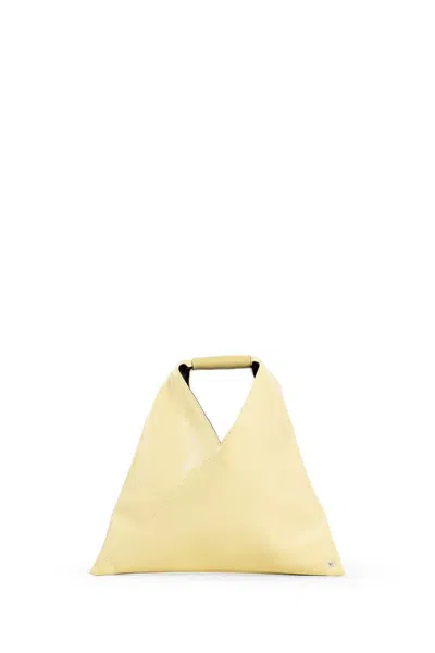 Mm6 Maison Margiela Top Handle Bags In Yellow