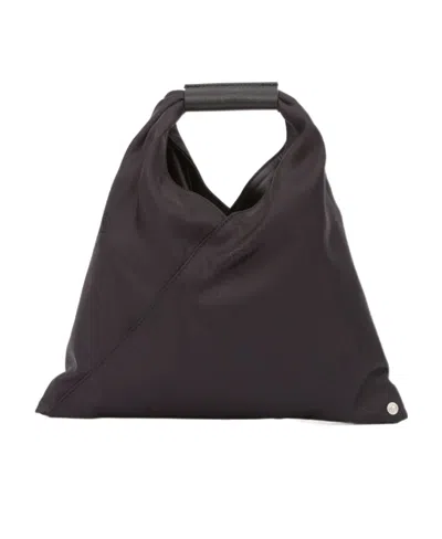 Mm6 Maison Margiela Classic Japanese Medium Top Handle Bag In Black