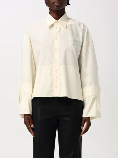 Mm6 Maison Margiela Top  Woman Color White In Weiss