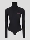 Mm6 Maison Margiela Number Printed Bodysuit In Multicolor