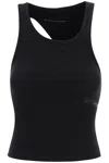 Mm6 Maison Margiela Cut-out Ribbed Tank Top