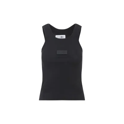 Mm6 Maison Margiela Tops Black