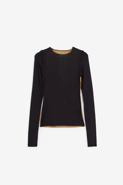 Mm6 Maison Margiela Topwear In Black