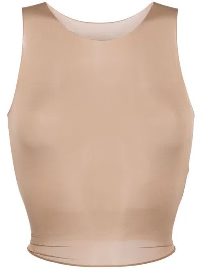 Mm6 Maison Margiela Topwear In Brown