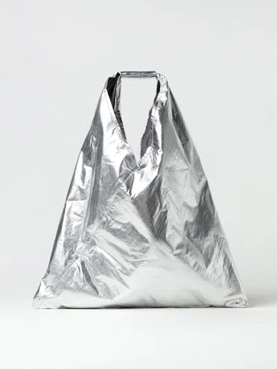 Mm6 Maison Margiela Tote Bags  Woman Color Silver