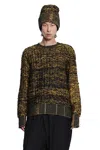Mm6 Maison Margiela ''tramato '' Knit Sweater In Brown