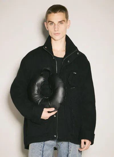 Mm6 Maison Margiela Travel Pillow Bag In Black