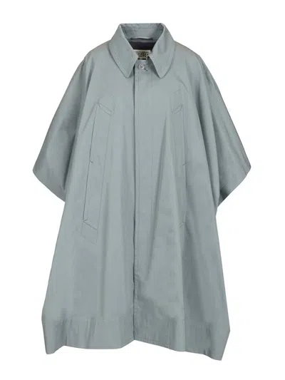 Mm6 Maison Margiela Mm6 Margiela Trench Coat In Blue