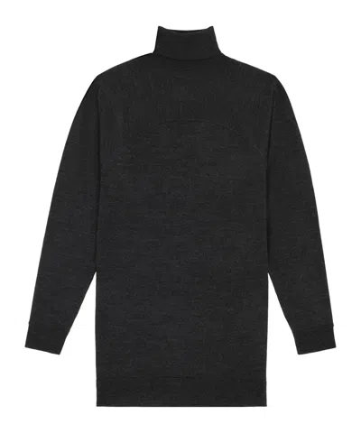 Mm6 Maison Margiela Triangle Mini Dress In Black