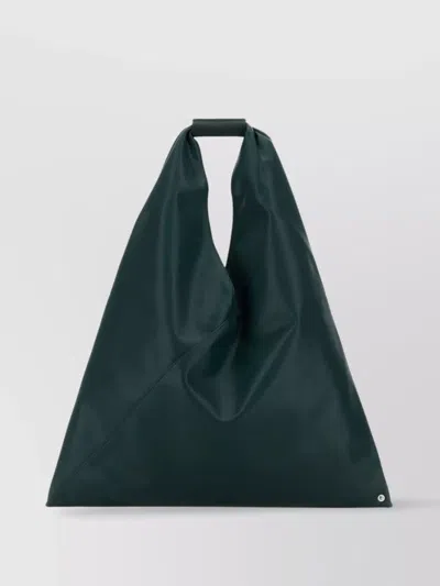 Mm6 Maison Margiela Triangular Shape Top Handle Structured Handbag