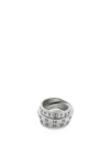 Mm6 Maison Margiela Triple Logo Numeric Signature Ring