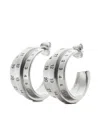 Mm6 Maison Margiela Triple Number Hoop Earrings
