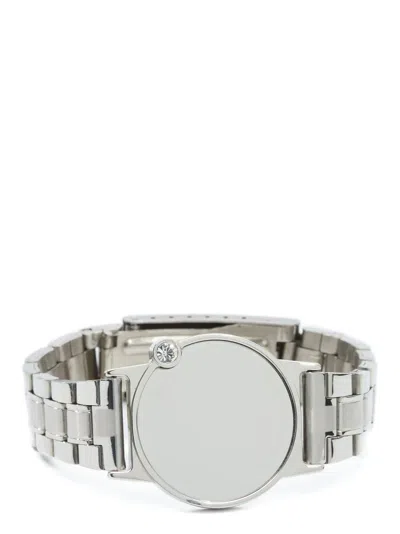 Mm6 Maison Margiela Trompe Loeil Bracelet In Silver