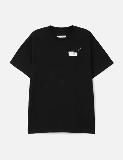 Mm6 Maison Margiela Trompe L'oeil T-shirt In Black