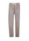 Mm6 Maison Margiela Elastic Waistband Track Pants With Paint Splatter