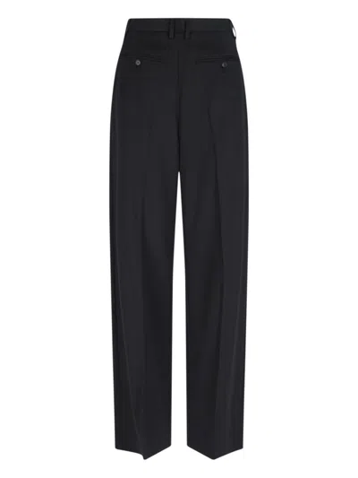Mm6 Maison Margiela Trousers In Black