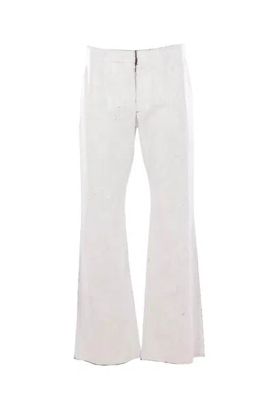 Mm6 Maison Margiela Trousers In White