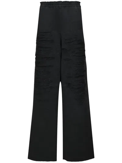 Mm6 Maison Margiela Trousers In Black