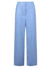 Mm6 Maison Margiela Wide Trousers In Blue
