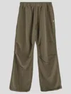 Mm6 Maison Margiela Green Tucked Sweatpants In Multicolor