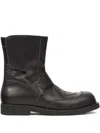 Mm6 Maison Margiela Trunk Boots In Black