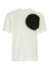 Mm6 Maison Margiela White T-shirt With Spray Print In White