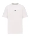 Mm6 Maison Margiela Cotton Crew-neck T-shirt With Numeric Signature Patch In White