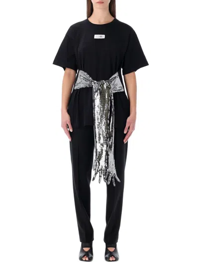 MM6 MAISON MARGIELA MM6 MAISON MARGIELA TSHIRT SEQUIN GLOVES