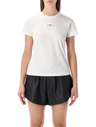 Mm6 Maison Margiela Tshirt Tag In White