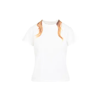 Mm6 Maison Margiela Tshirt In White