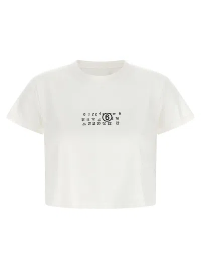 Mm6 Maison Margiela T-shirt In White