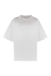 Mm6 Maison Margiela Mm6 By Maison Margiela Numeric Logo T-shirt In White