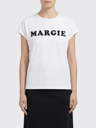 Mm6 Maison Margiela T-shirt Woman  In White