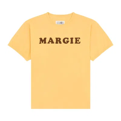 Pre-owned Mm6 Maison Margiela T-shirt 'yellow' | Men's Size L