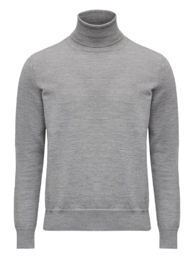 Mm6 Maison Margiela Turtleneck Sweater In Gray