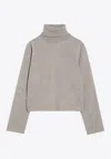 Mm6 Maison Margiela Turtleneck Sweater With Elbow Patches