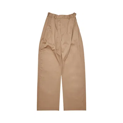 Pre-owned Mm6 Maison Margiela Twill Pant 'sand' | Tan | Women's Size 42