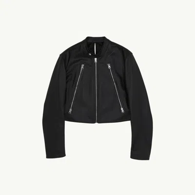 MM6 MAISON MARGIELA TWIST LEATHER JACKET
