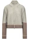 Mm6 Maison Margiela Turtleneck Sweater In Neutrals
